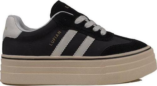Siyah Angela Kadın Kalın Taban Sneaker