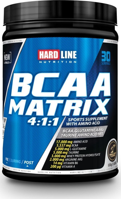 Bcaa Matrix Tropikal 630 gr Aminoasit Amino Asit Bca Taurin L Glutamin