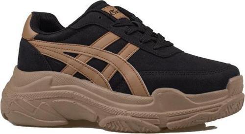 Tayger Siyah Kalın Taban Kadın Sneaker