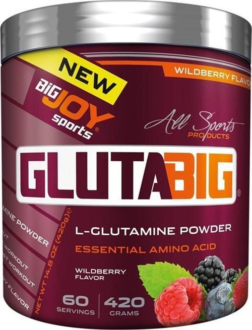 Glutabig Powder L-glutamin Orman Meyveli 420g Glutamine Amino Asit