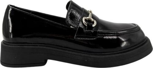  Disparita 257002 Hakiki Deri Loafer Kadın Ayakkabı Metal Tokalı