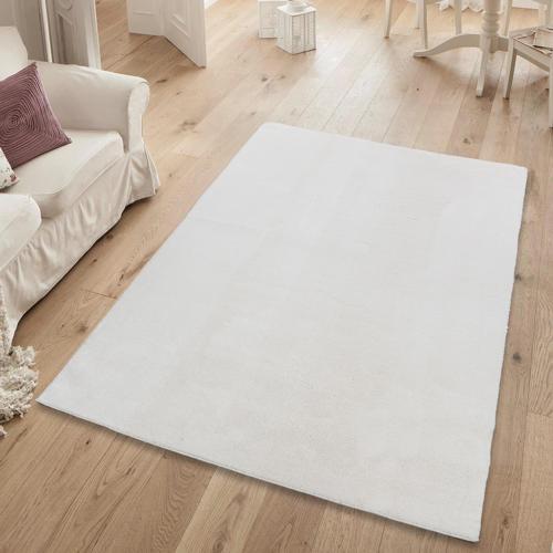 Yumuşak Peluş Halı – Kaymaz Tabanlı, Yıkanabilir, Modern Dokulu Halı