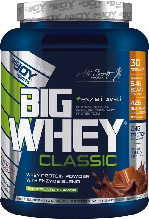 Whey Protein BigWhey Classic Protein Tozu Çikolatalı 1020gr 30 Servis Wıth Enzım Blend