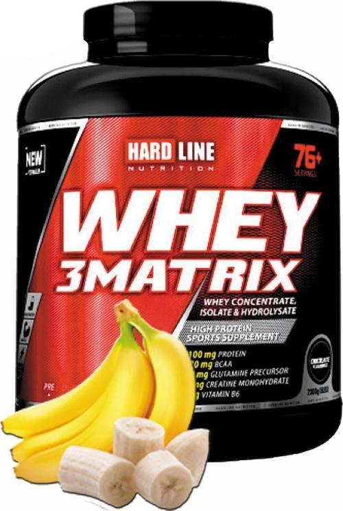 Whey 3 Matrix Muz Muzlu 2300 gr Protein Tozu Bcaa Aminoasit