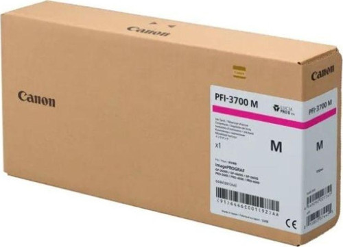 PFI-3700 M (Magenta) Kırmızı Orijinal Mürekkep Kartuş 700 ml. (6446C001)