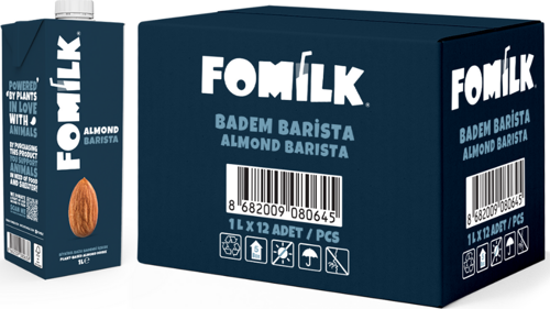 Badem Barista 1 L x 12 Adet