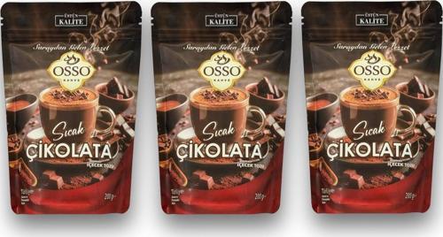 3’lü Sıcak Çikolata(3X200=600Gr)