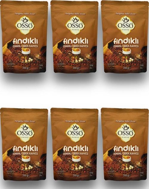 6’li Fındıklı Osmanlı Dibek Kahvesi(6X200=1200gr)