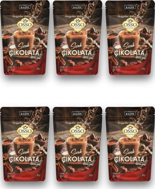6’Lİ Sıcak Çikolata(6X200=1200Gr)