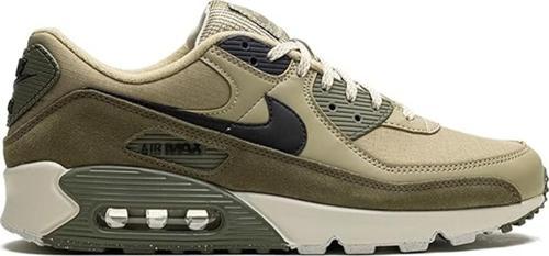 Air Max 90  Leather Sneaker Green Hakiki Deri Erkek Günlük Spor Ayakkabı Yeşil