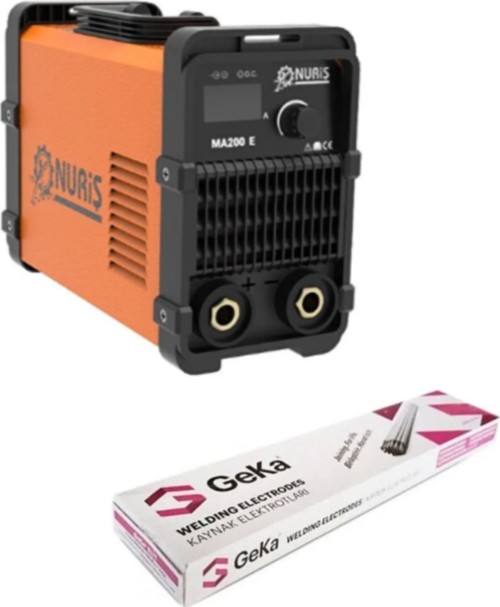MA200E İnverter Kaynak Makinesi 200A + 1 Paket 2.5mm Elektrot