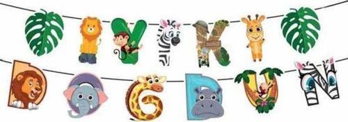 SAFARİ KARAKTERLİ İYİ Kİ DOĞDUN BANNER
