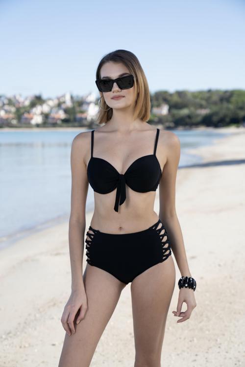 Kadın Kaplı Yüksek Bel Biritli Bikini Estiva 2511-600