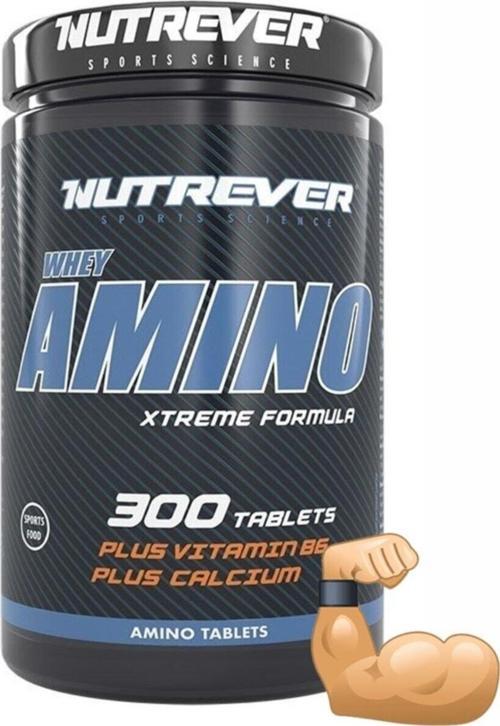 Whey Amino 300 Tablet Aminoasit Bcaa Kas Artırıcı Güçlendirici Takviye Gıda