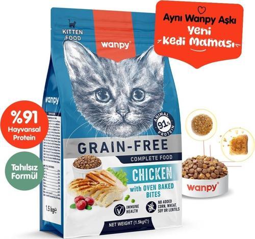 Tahılsız Tavuklu Yavru Kedi Maması 1.5kg
