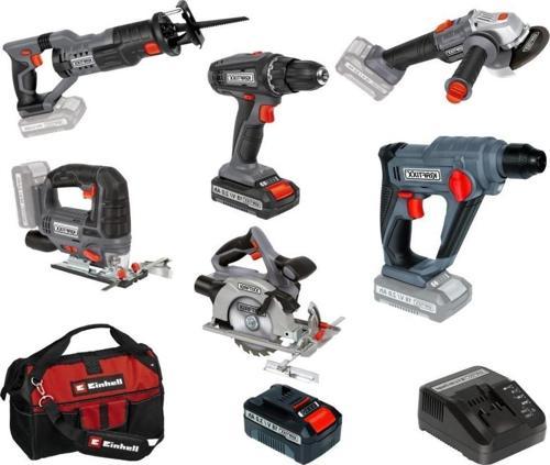 by Einhell Akülü El Aletleri Atölye Seti 2+3 Amper