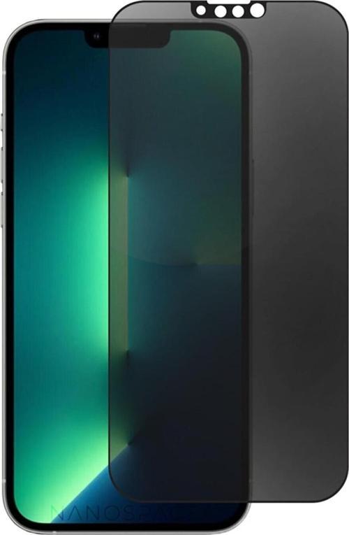 Apple iPhone 13 Pro Max Prıvacy Mat Seramik Tam Kaplayan Ekran Koruyucu