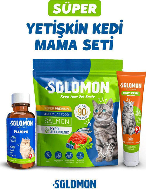 Süper Yetişkin Kedi Mama Seti