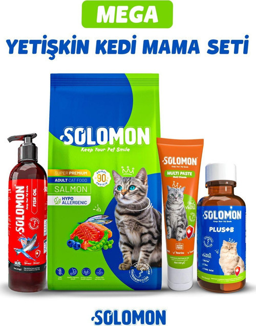 Mega Yetişkin Kedi Mama Seti