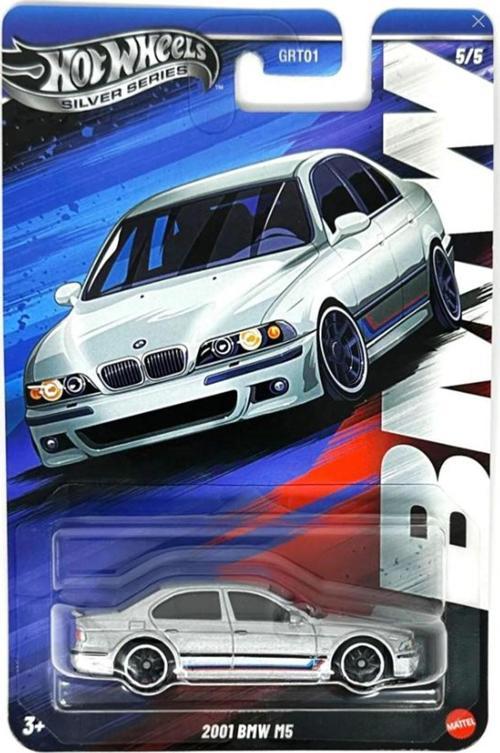 BMW Silver Series 4/5 - Hot Wheels 2001 BMW M5 (1/64)