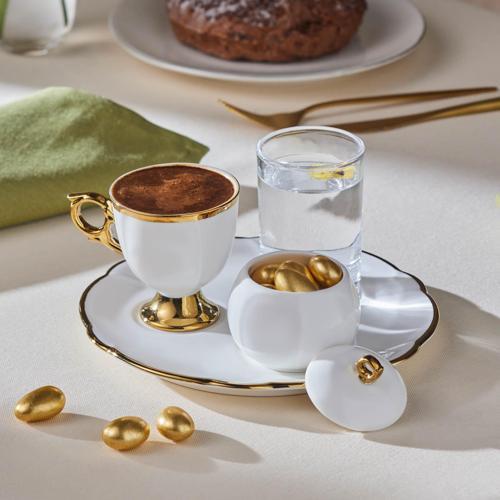 Söke Sunumluklu Tek Kişilik Kahve Fincanı 90 Ml
