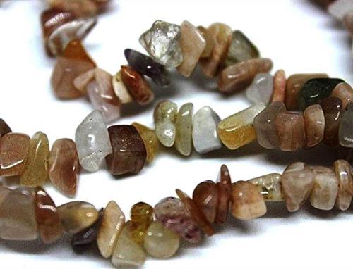 Güneş Taşı Doğal Küçük Taşlar Dizi - 80cm