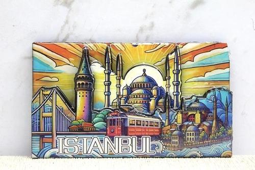 Ahşap İstanbul Temalı Magnet Alk4365