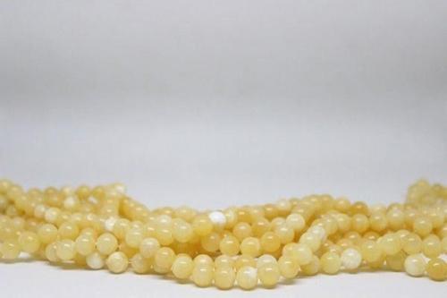 Kalsit Taşı YARIM Dizi 10mm (18cm uzunluğundadır)