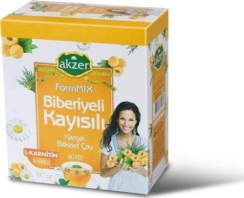 Biberiyeli Kayısılı Karışık Bitki Çay 60lı Süzen Poşet