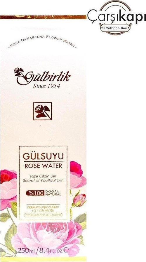 Gülbirlik Doğal Gül Suyu 250 ML