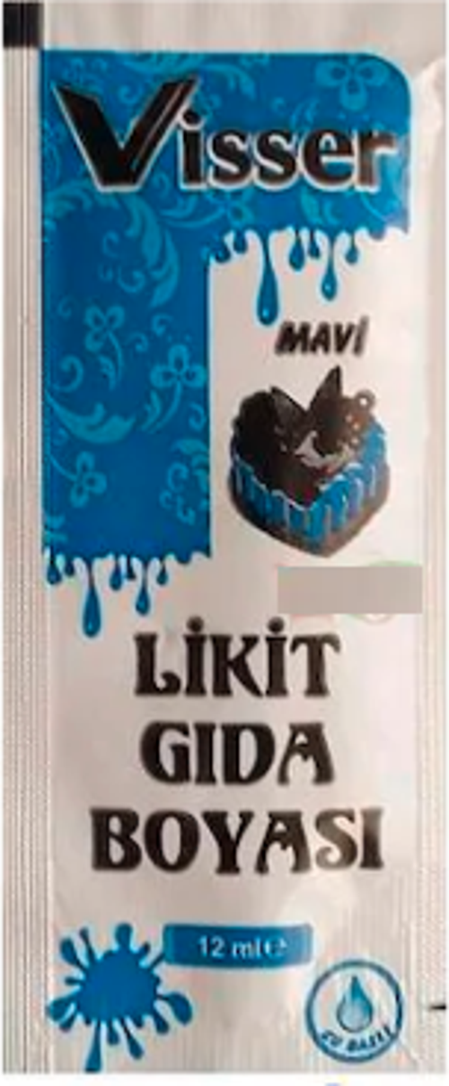 Likit Gıda Boyası (12 ml) Mavi