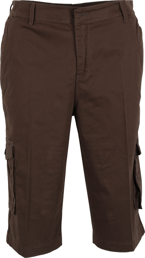 Erkek Keten Kapri Kargo Cep Bermuda Regular RAR01354