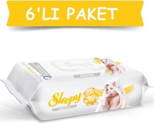 Sensitive Islak Havlu 90'lı X 6
