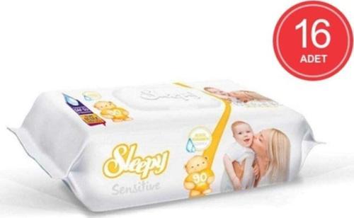 Islak Havlu Sensitive 90 Lı 16 Paket