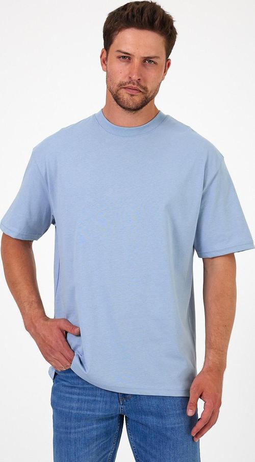 Erkek Bisiklet Yaka Los Angeles Baskılı T-shirt 7029
