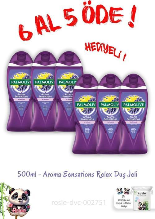 Aroma Sensations Relax Duş Jeli 500ml - 6 Al 5 Öde ve Rosie Pamuk Hediye