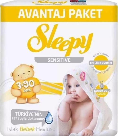 Islak Havlu 3x90'lı Sensıtıve Kapaklı