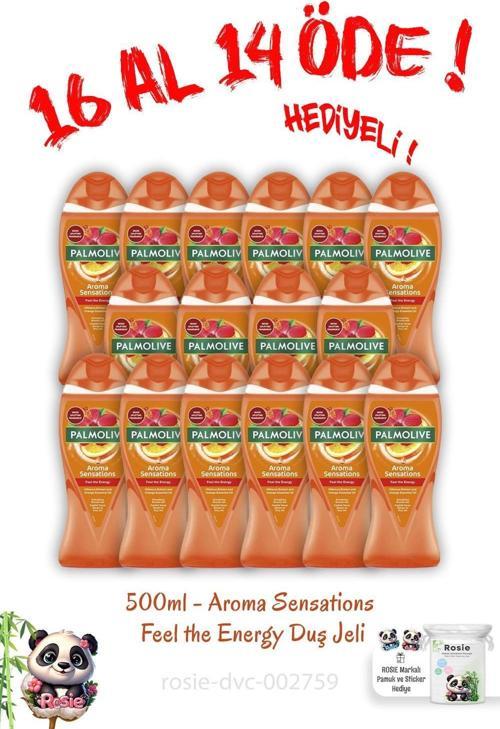 16 Al 14 Öde Feel The Energy Duş Jeli 500 Ml ve ROSIE Pamuk Hediye
