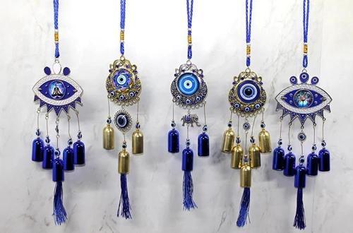 Metal Nazar Boncuğu Çan Alk3497