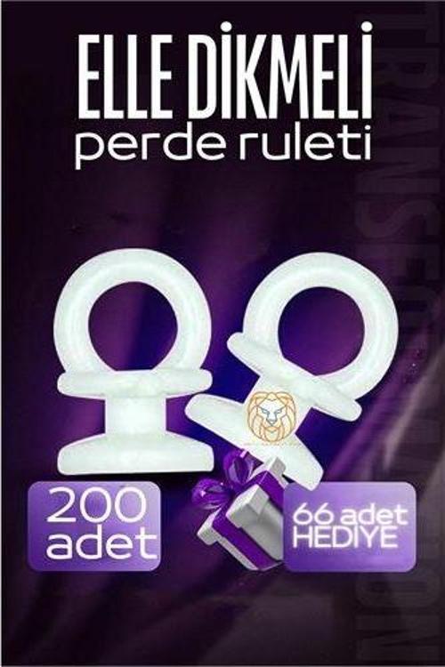 Elle Dikmeli Perde Düğmesi Perde Ruleti 266 Adet