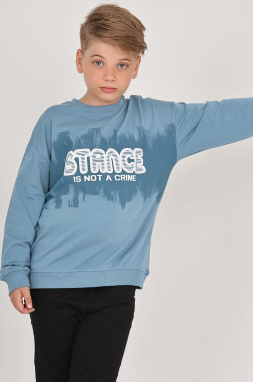 Toontoy Erkek Çocuk Stance Baskılı Sweatshirt
