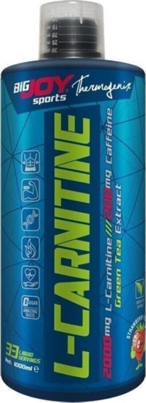 Bigjoy L-carnitine Likit 1000 ml - Çilek Aromalı