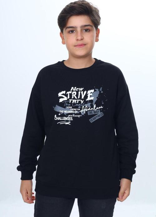 Toontoy Erkek Çocuk New Strıve Baskılı Sweatshirt