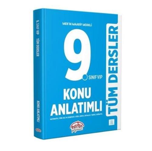 Editör 9.Sınıf Tüm Dersler Konu Anlatımlı