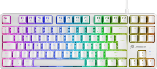 G23W Enigma TKL Rainbow Aydınlatmalı Red Switch Beyaz Mekanik Gaming Klavye
