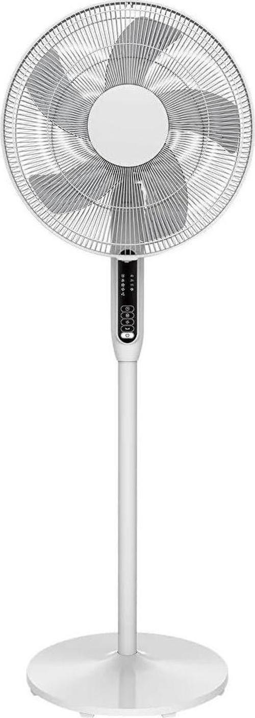 GoodHome 40 cm Ayaklı Vantilatör, 3 Hız Kademeli, 7 Saat Zamanlayıcılı, Uzaktan Kumandalı, Beyaz