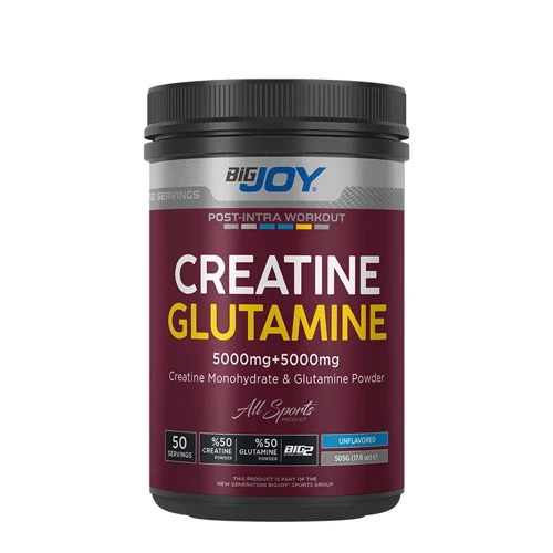 Bigjoy BIG2 Creatine + Glutamine 505g Aromasız