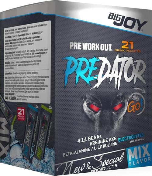Sports Predator Go! Mix Aroma 17g x 21 Adet 357 g