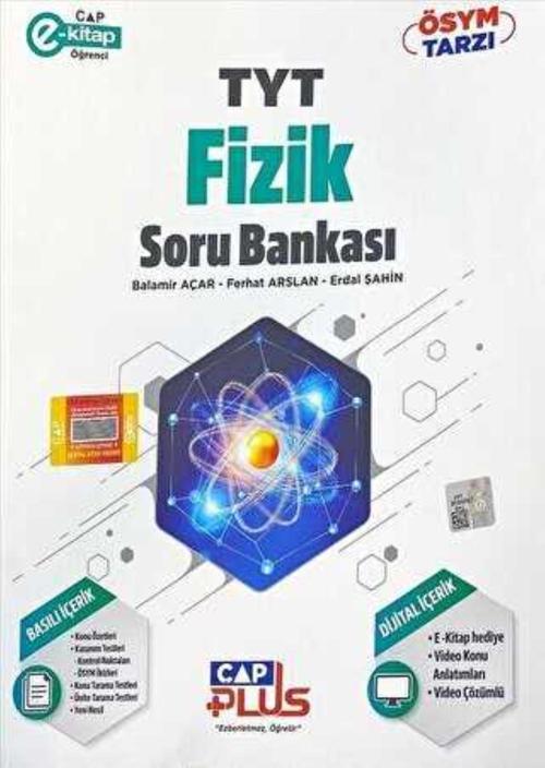 ÇAP TYT FİZİK SORU BANKASI 2025 GÜNCEL MÜFREDAT