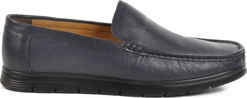 Lacivert Hakiki Deri Jel Taban Anatomik Erkek Casual Ayakkabı 024 M